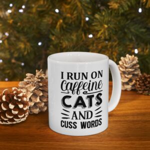 I run on Caffeine Ceramic Mug, (11oz)
